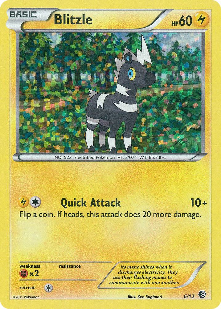 Blitzle - 6/12 006/012 card from McDonald's Promos 2011