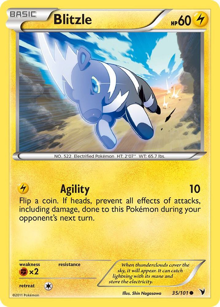 Blitzle 35/101 card from Noble Victories