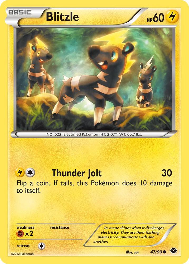 Blitzle 47/99 card from Next Destinies