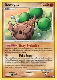 Bonsly 71/130 card from Diamond and Pearl