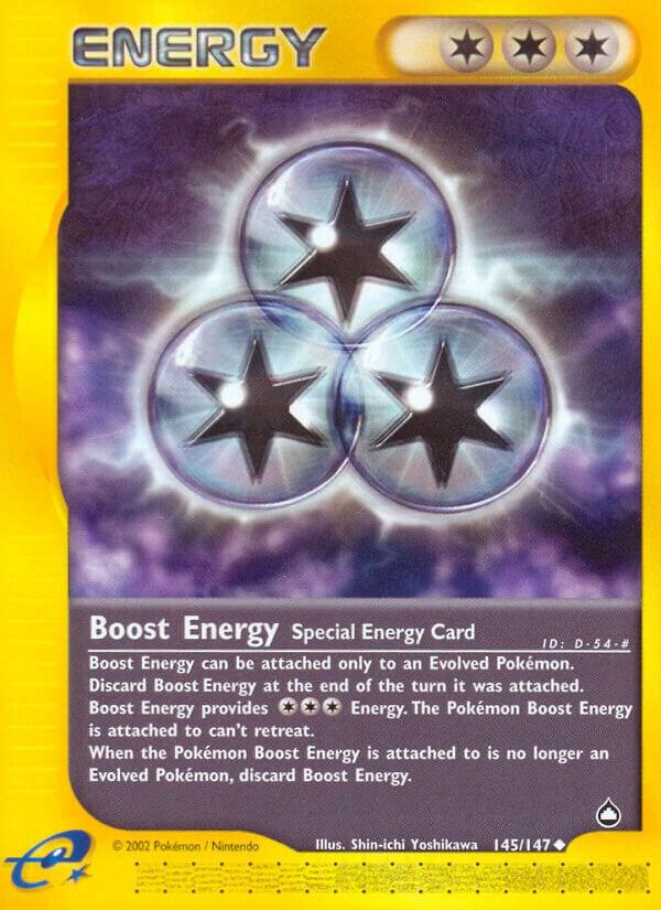 Boost Energy 145/147 card from Aquapolis