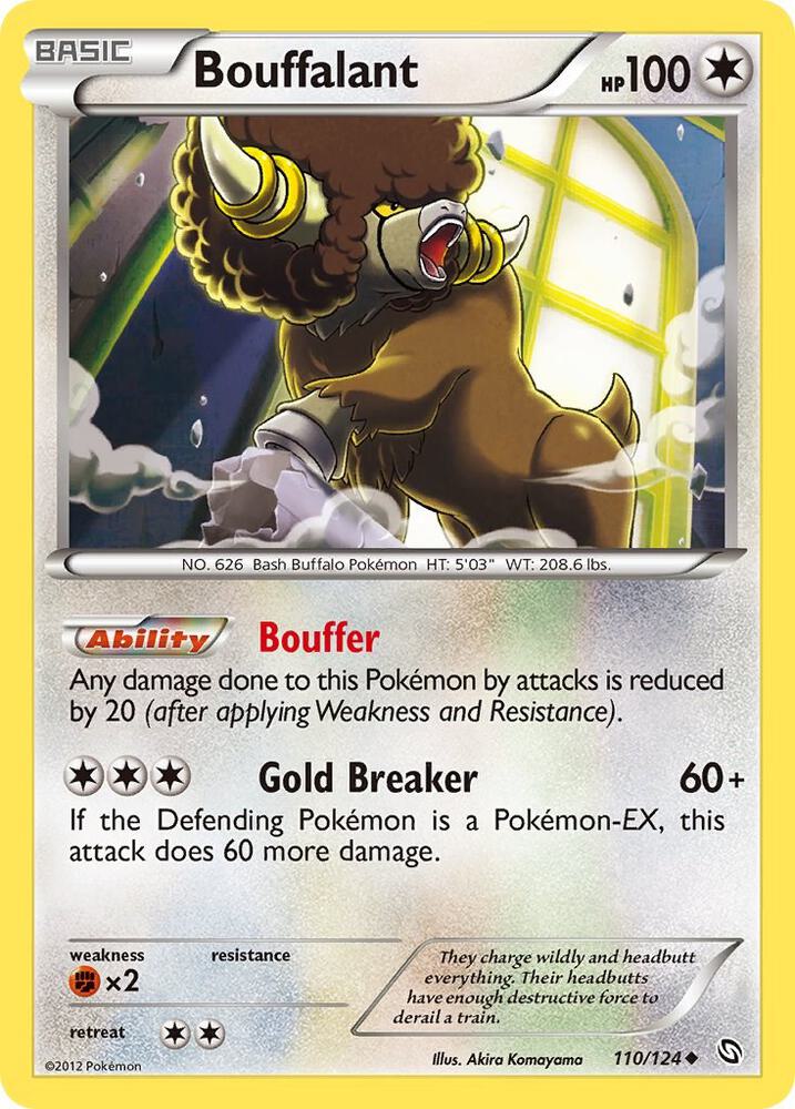 Bouffalant 110/124 card from Dragons Exalted