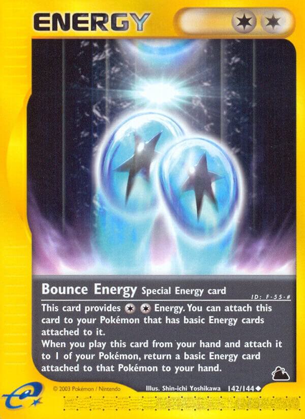 Bounce Energy 142/144 card from Skyridge