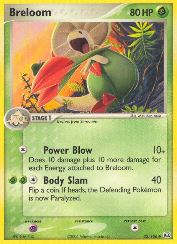 Breloom 22/106 card from Emerald