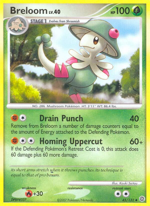 Breloom 45/132 card from Secret Wonders
