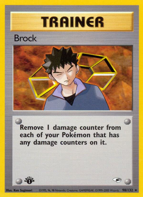 Brock (98) 098/132 card from Gym Heroes