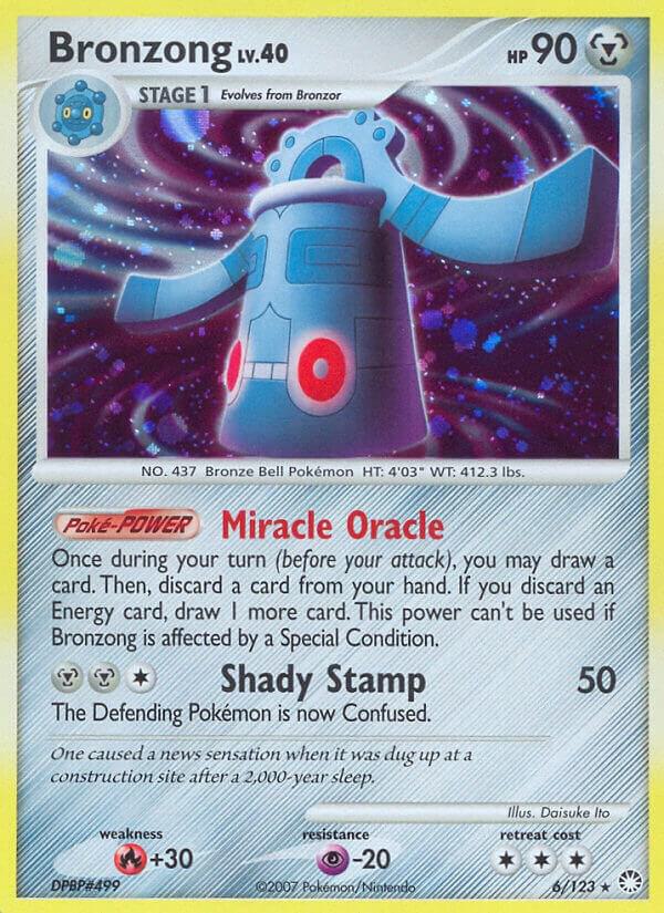 Bronzong 6/123 card from Mysterious Treasures