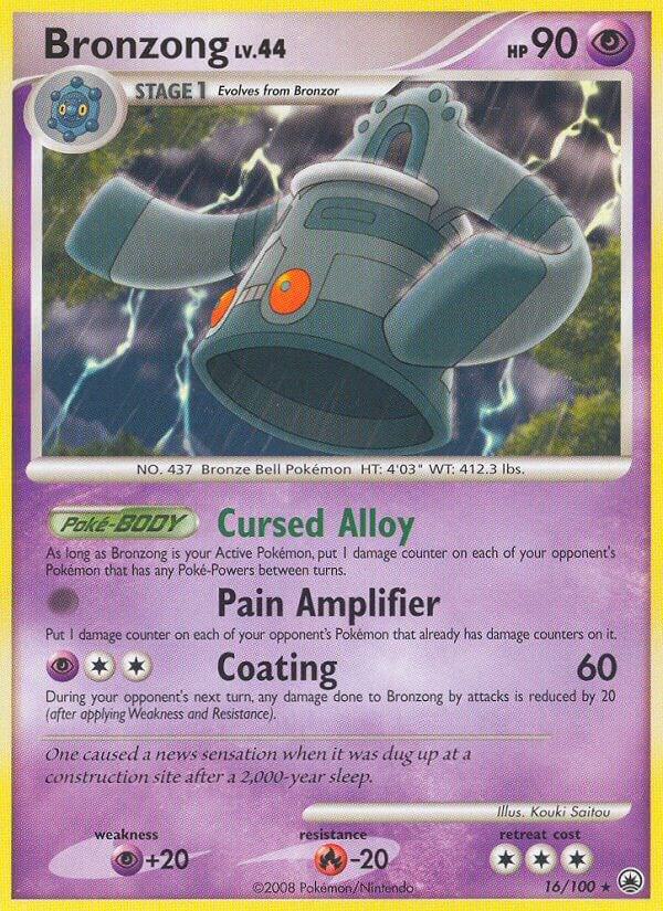 Bronzong 16/100 card from Majestic Dawn