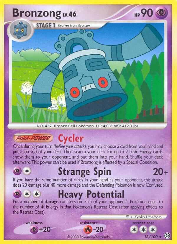 Bronzong 13/100 card from Stormfront
