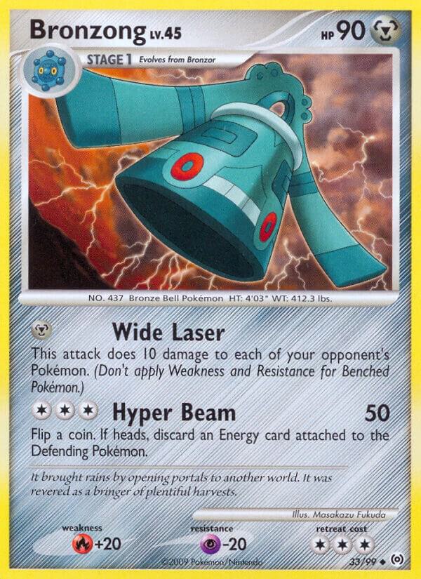 Bronzong (33) 33/99 card from Arceus