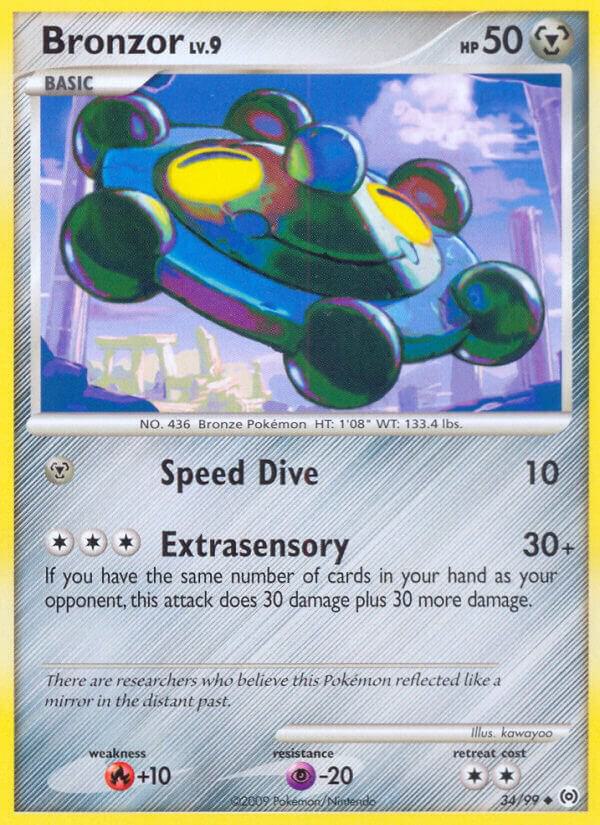 Bronzor (34) 34/99 card from Arceus