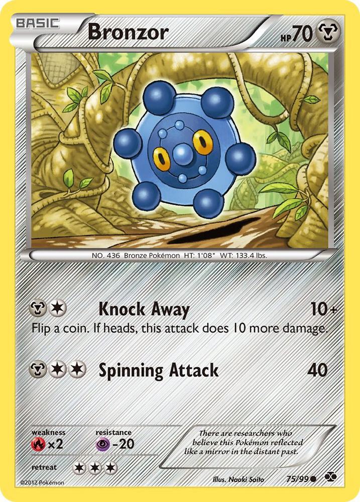 Bronzor 75/99 card from Next Destinies