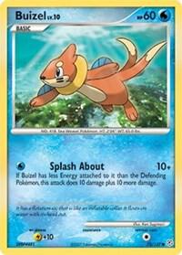 Buizel 72/130 card from Diamond and Pearl