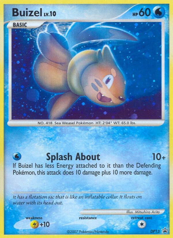 Buizel DP13 card from Diamond and Pearl Promos