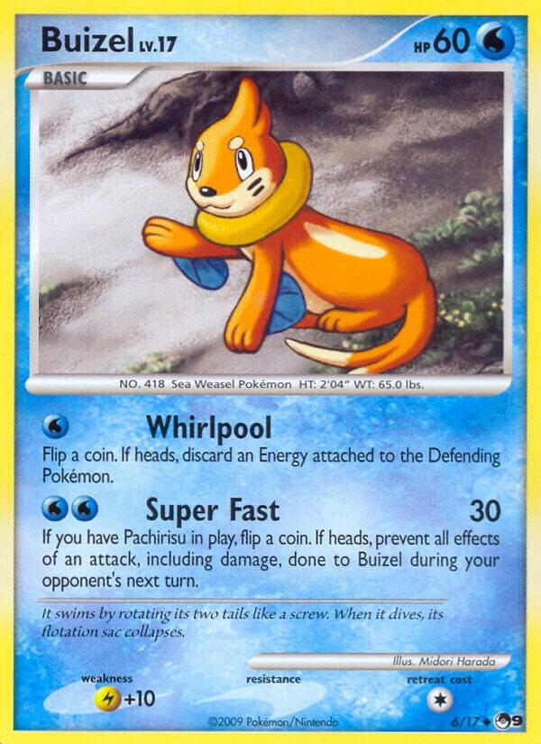 Buizel 006/017 card from POP Series 9