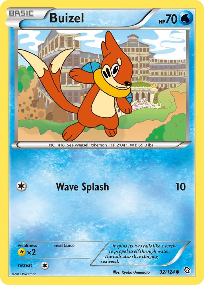 Buizel 32/124 card from Dragons Exalted