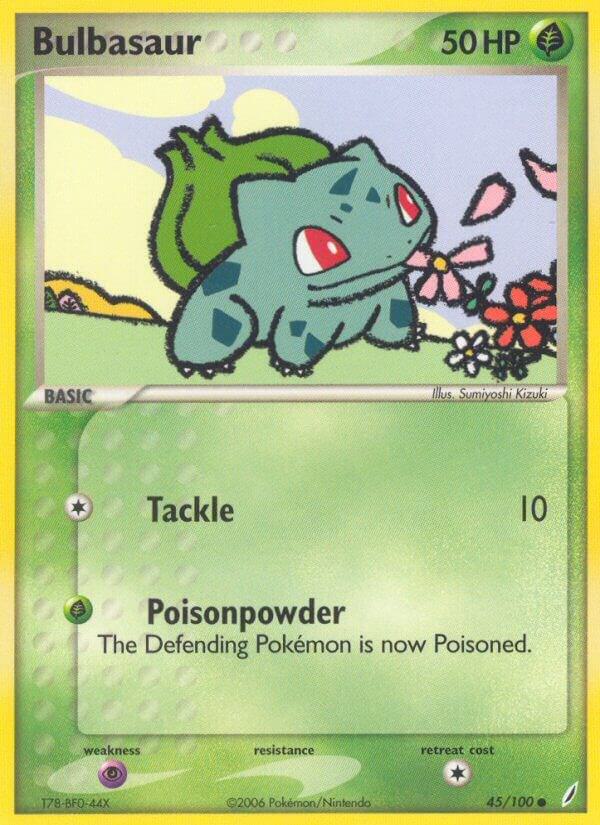 Bulbasaur - 045/100 45/100 card from Crystal Guardians