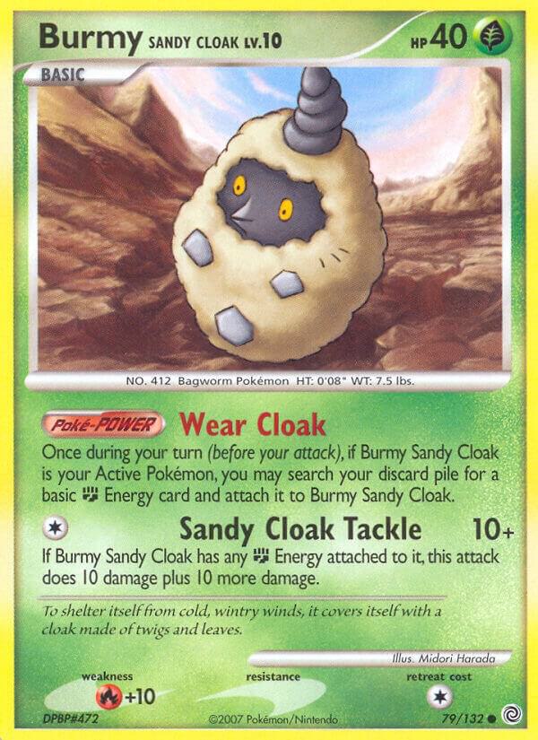 Burmy Sandy Cloak 79/132 card from Secret Wonders