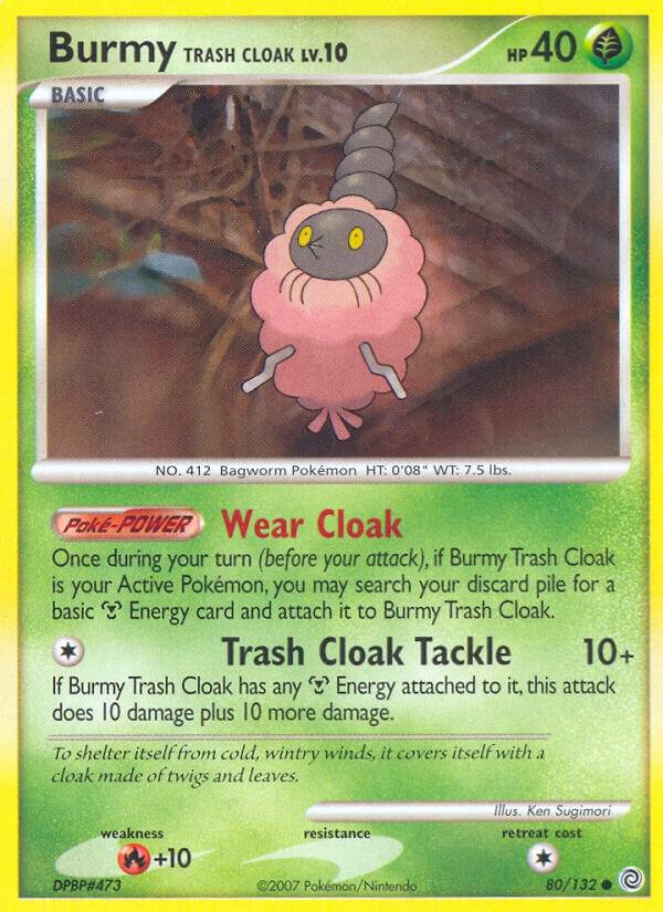 Burmy Trash Cloak 80/132 card from Secret Wonders