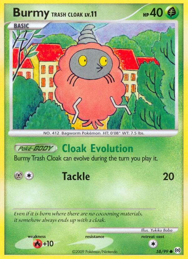Burmy Trash Cloak 58/99 card from Arceus