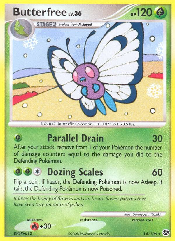 Butterfree 14/106 card from Great Encounters