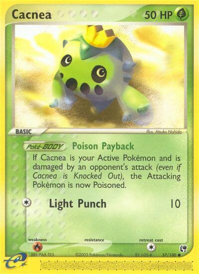 Cacnea 57/100 card from Sandstorm