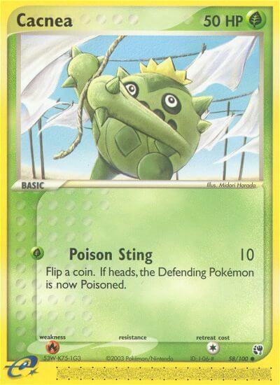 Cacnea 58/100 card from Sandstorm