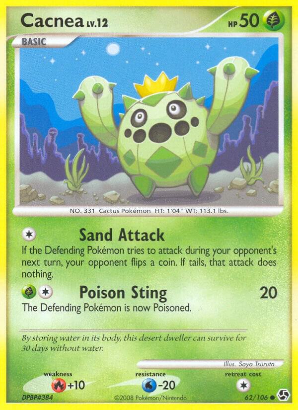 Cacnea 62/106 card from Great Encounters