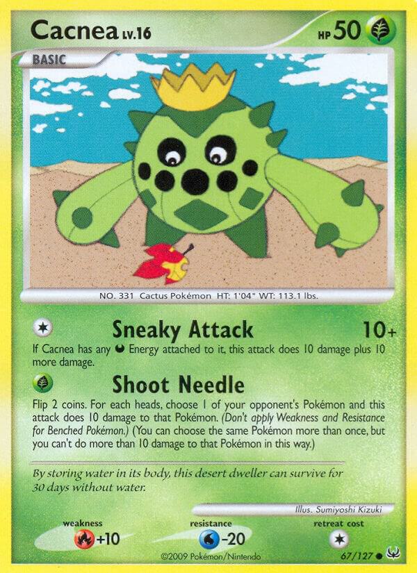 Cacnea 67/127 card from Platinum