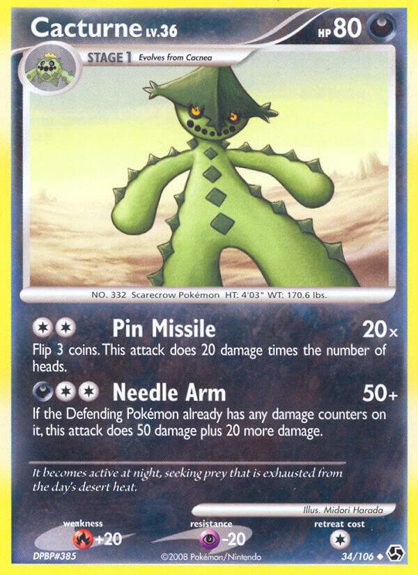 Cacturne 34/106 card from Great Encounters