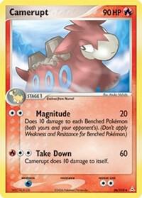 Camerupt 36/110 card from Holon Phantoms