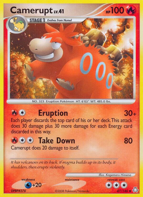 Camerupt 47/146 card from Legends Awakened