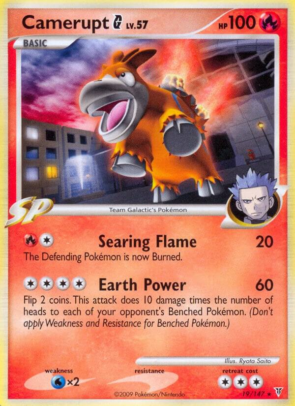 Camerupt G 19 card from Supreme Victors