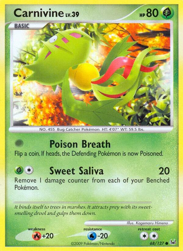 Carnivine (68) 68/127 card from Platinum
