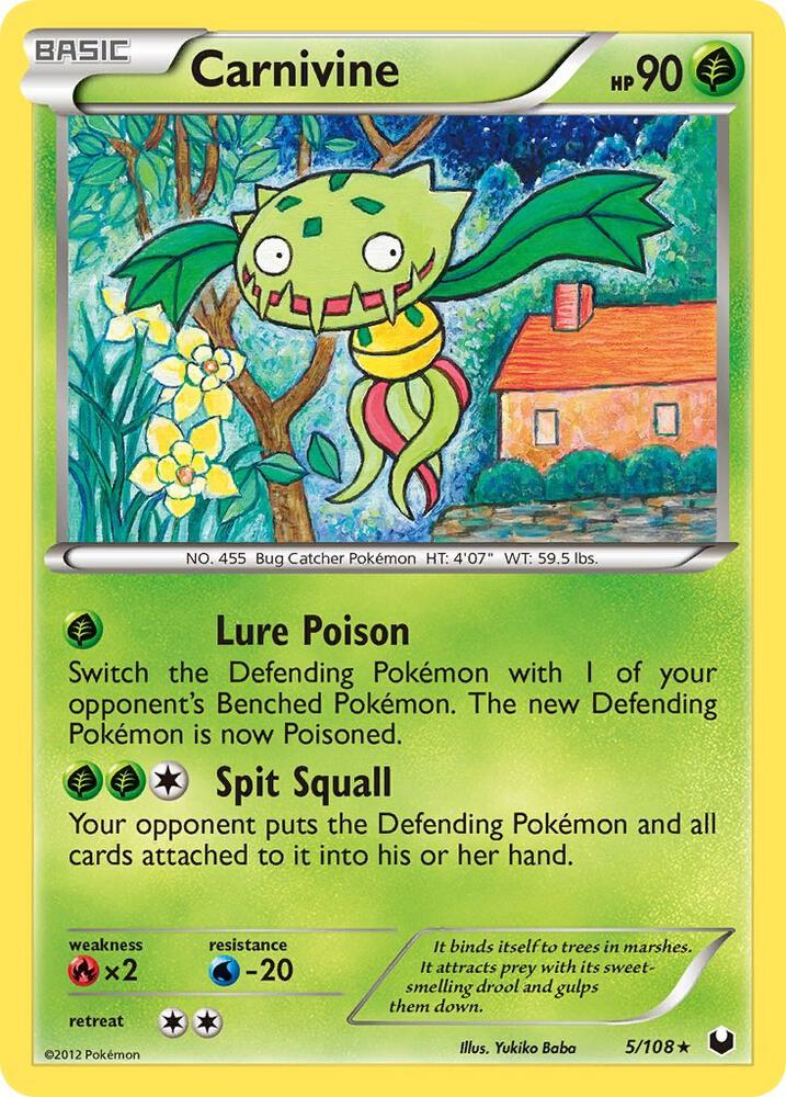 Carnivine 5/108 card from Dark Explorers