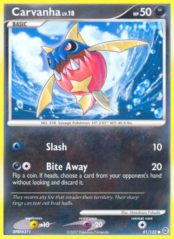 Carvanha 81/132 card from Secret Wonders