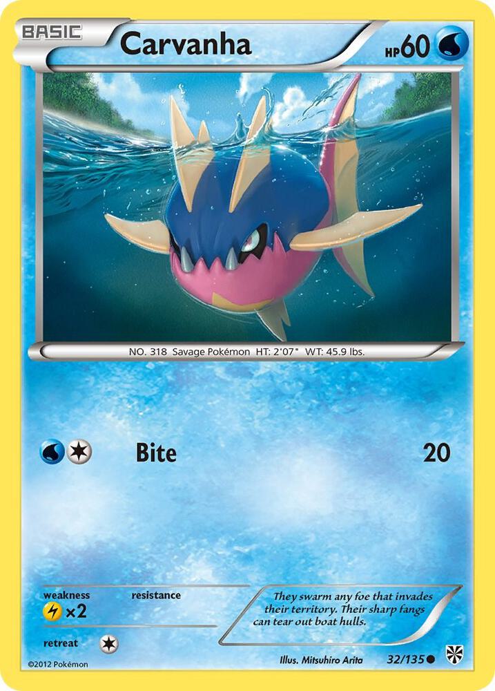 Carvanha 32/135 card from Plasma Storm