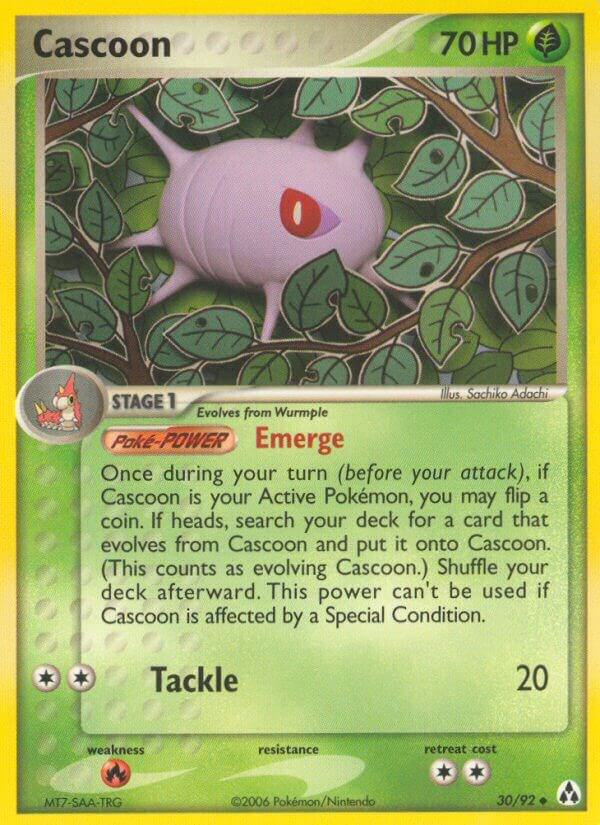 Cascoon 30/92 card from Legend Maker