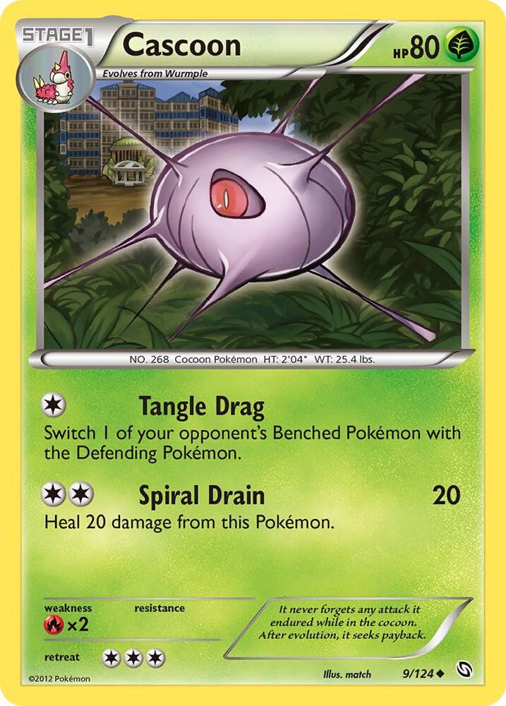 Cascoon 9/124 card from Dragons Exalted