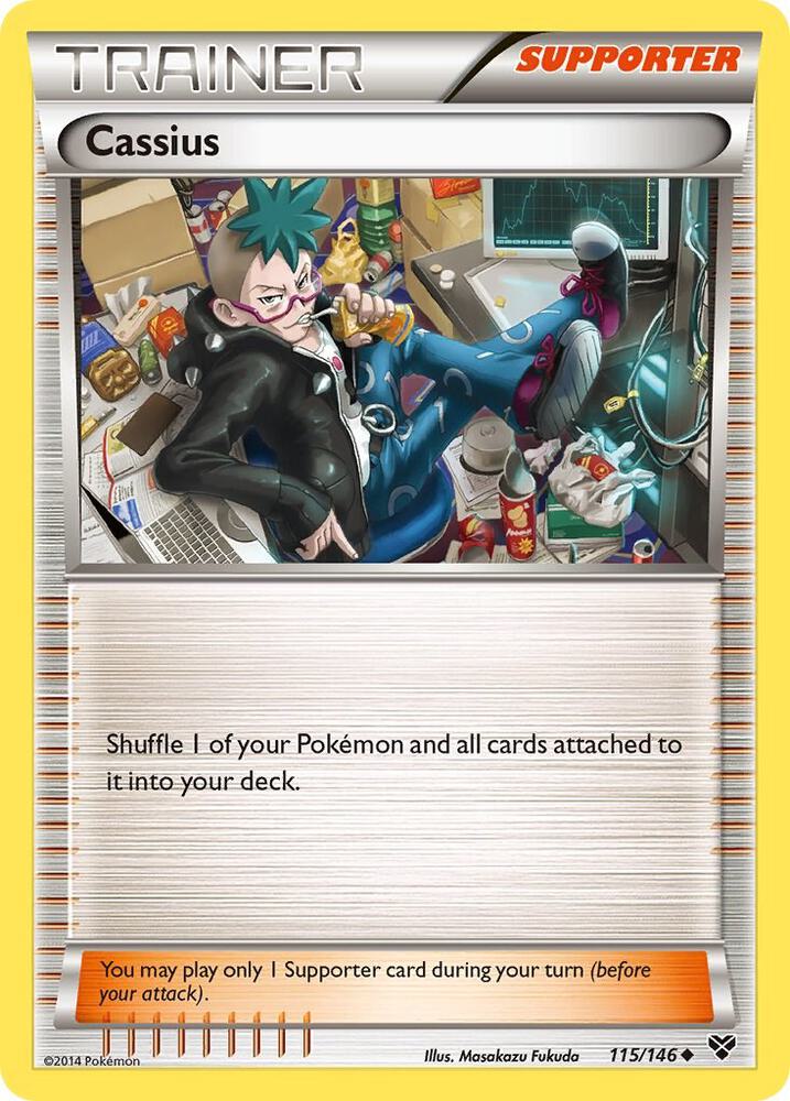 Cassius 115/146 card from XY Base Set