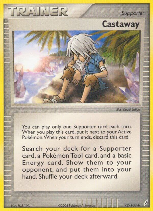 Castaway 72/100 card from Crystal Guardians