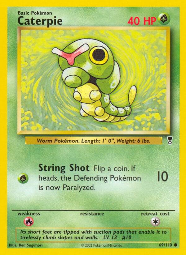 Caterpie 069/110 card from Legendary Collection