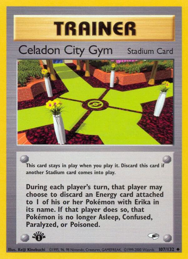 Celadon City Gym 107/132 card from Gym Heroes