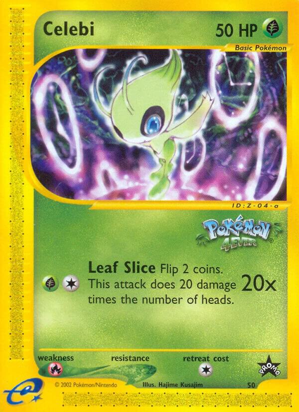 Celebi 50/53 card from WoTC Promo