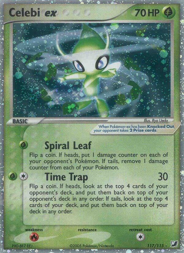 Celebi ex 117/115 card from Unseen Forces