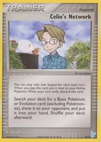 Celio's Network 8/12 card from EX Trainer Kit 2: Plusle & Minun