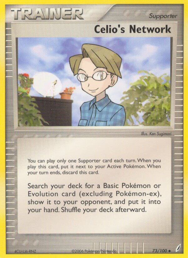 Celio's Network 73/100 card from Crystal Guardians