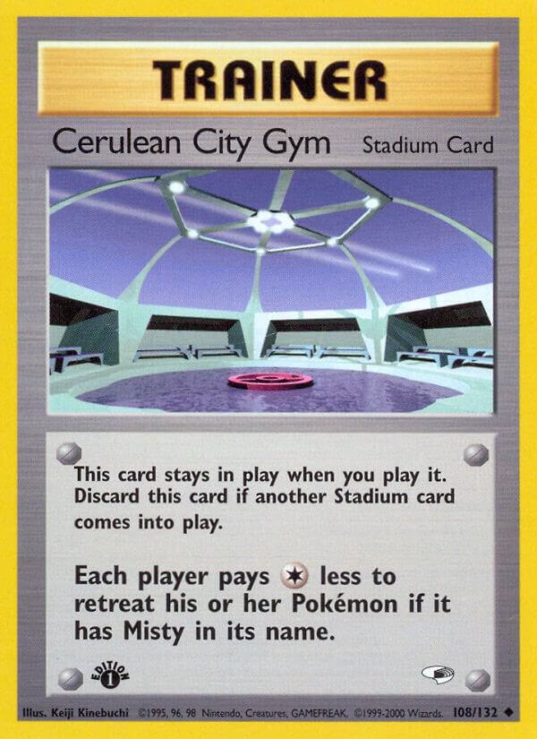 Cerulean City Gym 108/132 card from Gym Heroes