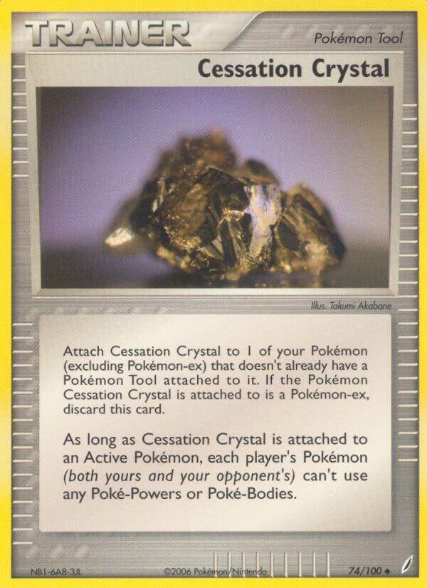 Cessation Crystal 74/100 card from Crystal Guardians