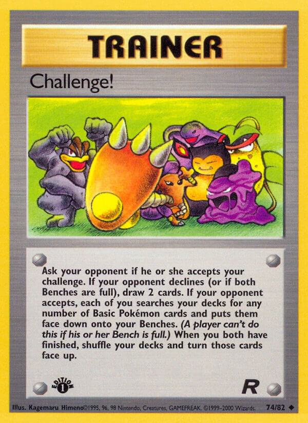 Challenge! 74/82 card from Team Rocket